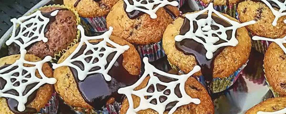 recept na halloween muffiny